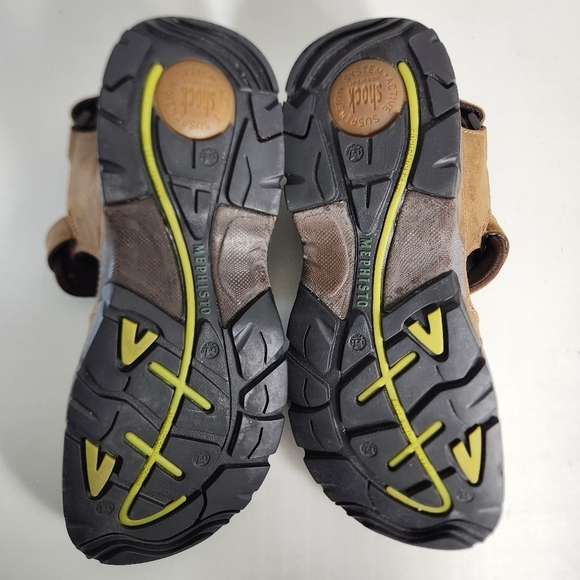 Mephisto Allrounders Mens Brown Alligators Sandals-Size 46/12 (EUC) - Picture 8 of 12